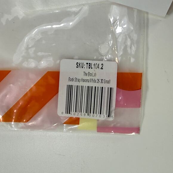 The Bra Lab Multiway Interchangeable Back Strap set of 2 tan/white small - Picture 9 of 10